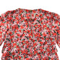 River Island Blouse Age 5 Red Floral Long Sleeve