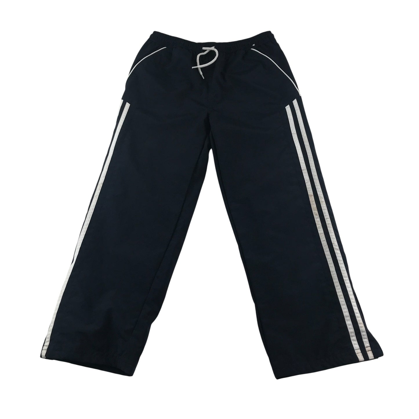 School Life joggers 7-8 years black tracksuit style white stripes