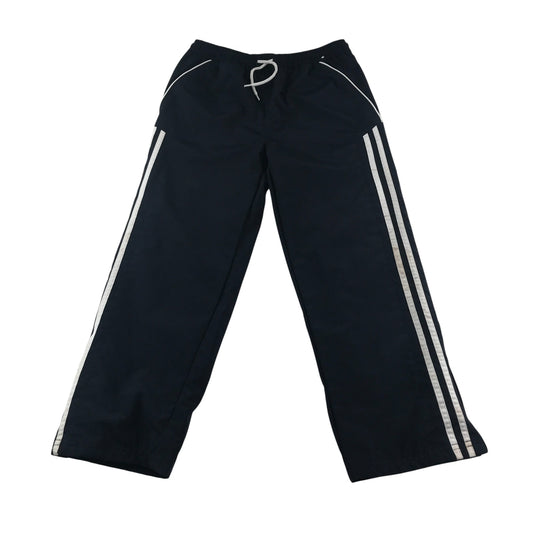 School Life joggers 7-8 years black tracksuit style white stripes
