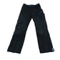 Outdoor trousers 8-9 years black panelled with contrast blue zip pocket