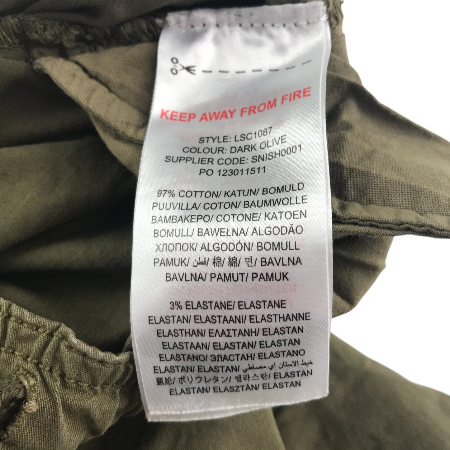 Lyle & Scott joggers 8-9 years olive green with yellow embroidery eagle logo