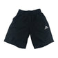 Adidas shorts 9-10 years black with white stripes and logo aeroready
