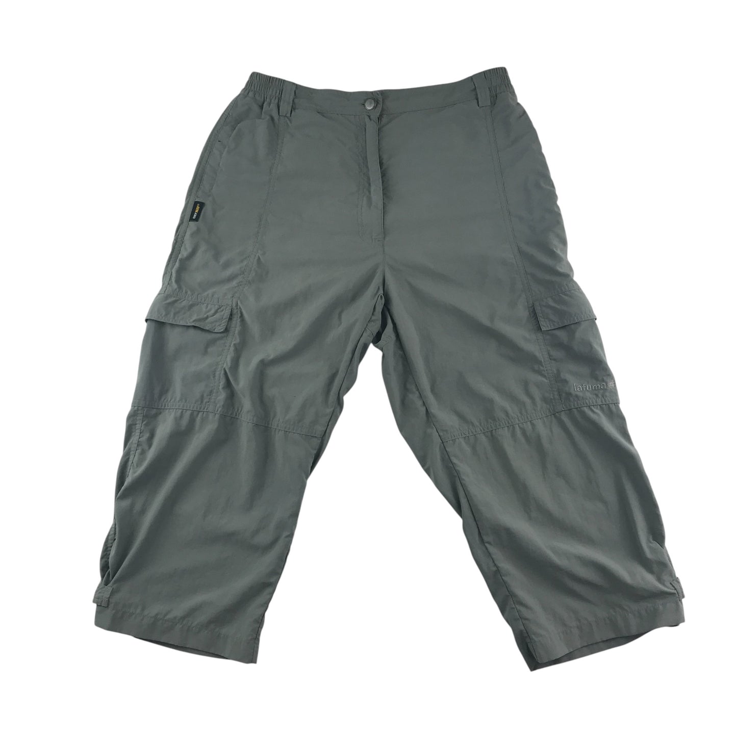 Lafuma shorts UK 12 grey capri length cargo pockets