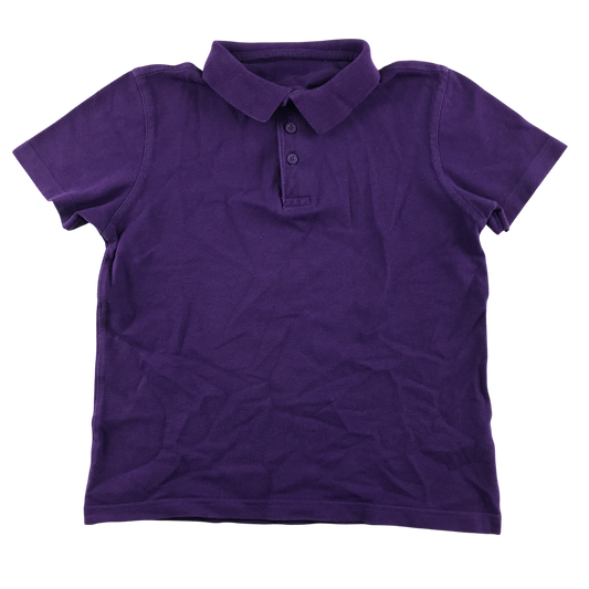 Purple school polo shirt