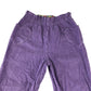 Boden trousers 7-8 years purple plain corduroy with love heart pockets