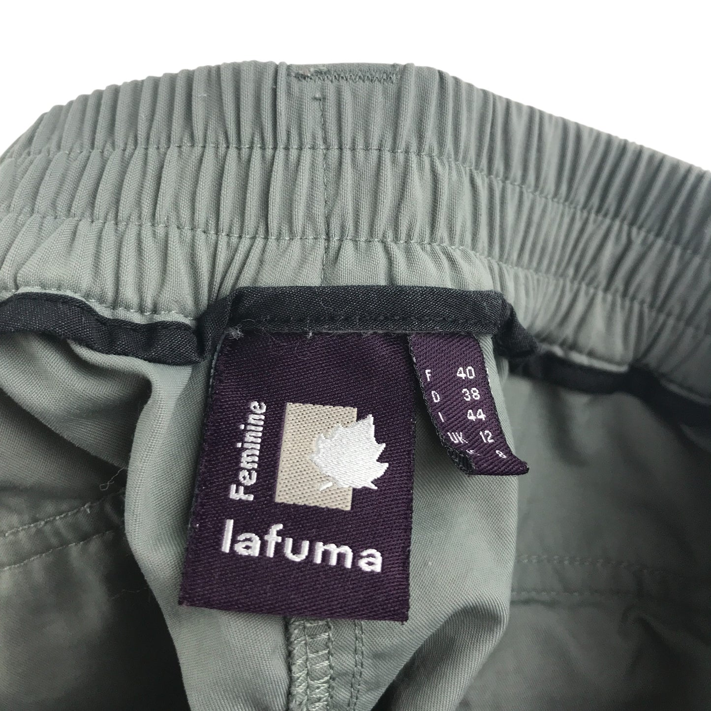 Lafuma shorts UK 12 grey capri length cargo pockets