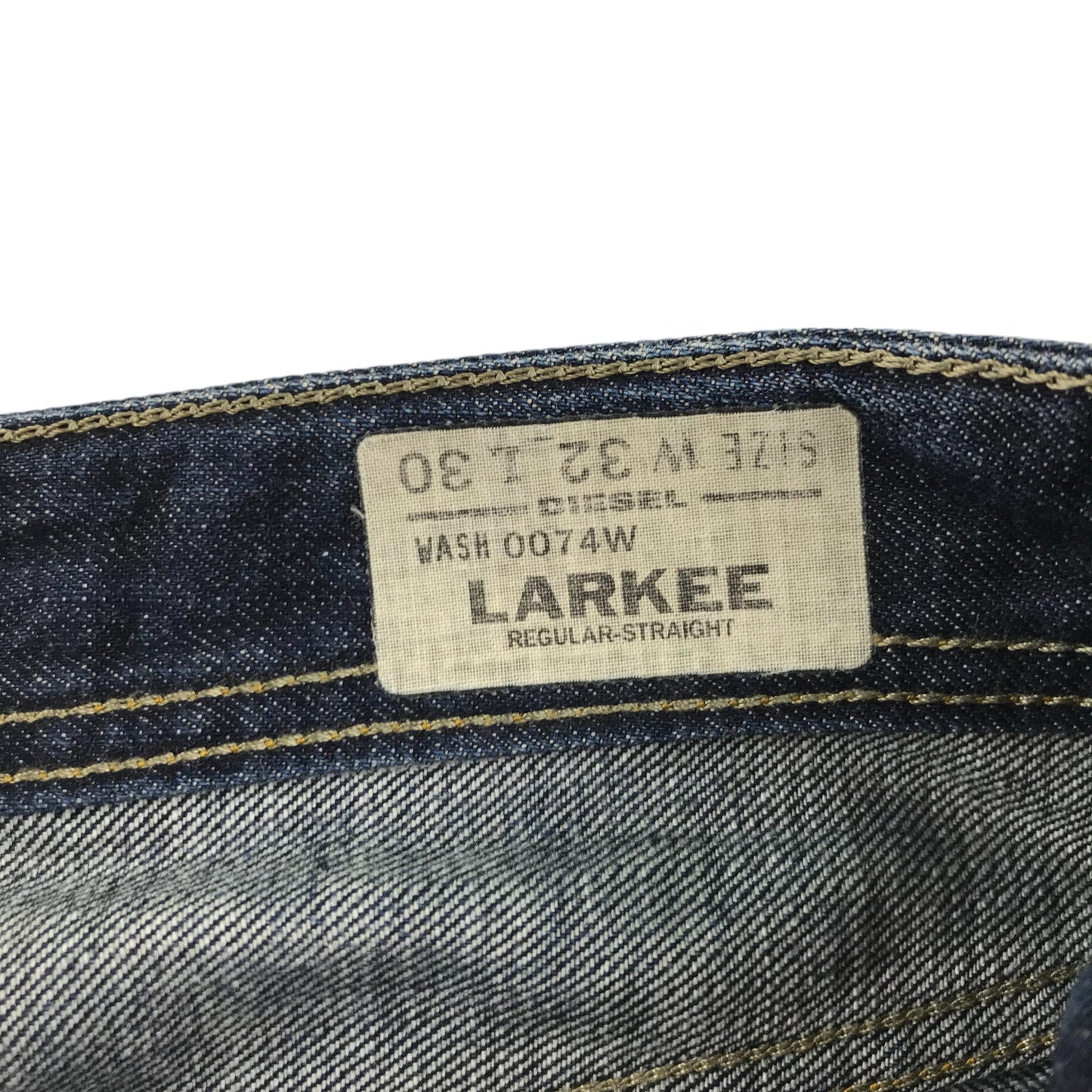 Diesel Larkee jeans W32 L30 dark blue denim regular straight fit