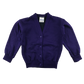 Purple jersey school cardigan