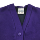 Purple jersey school cardigan