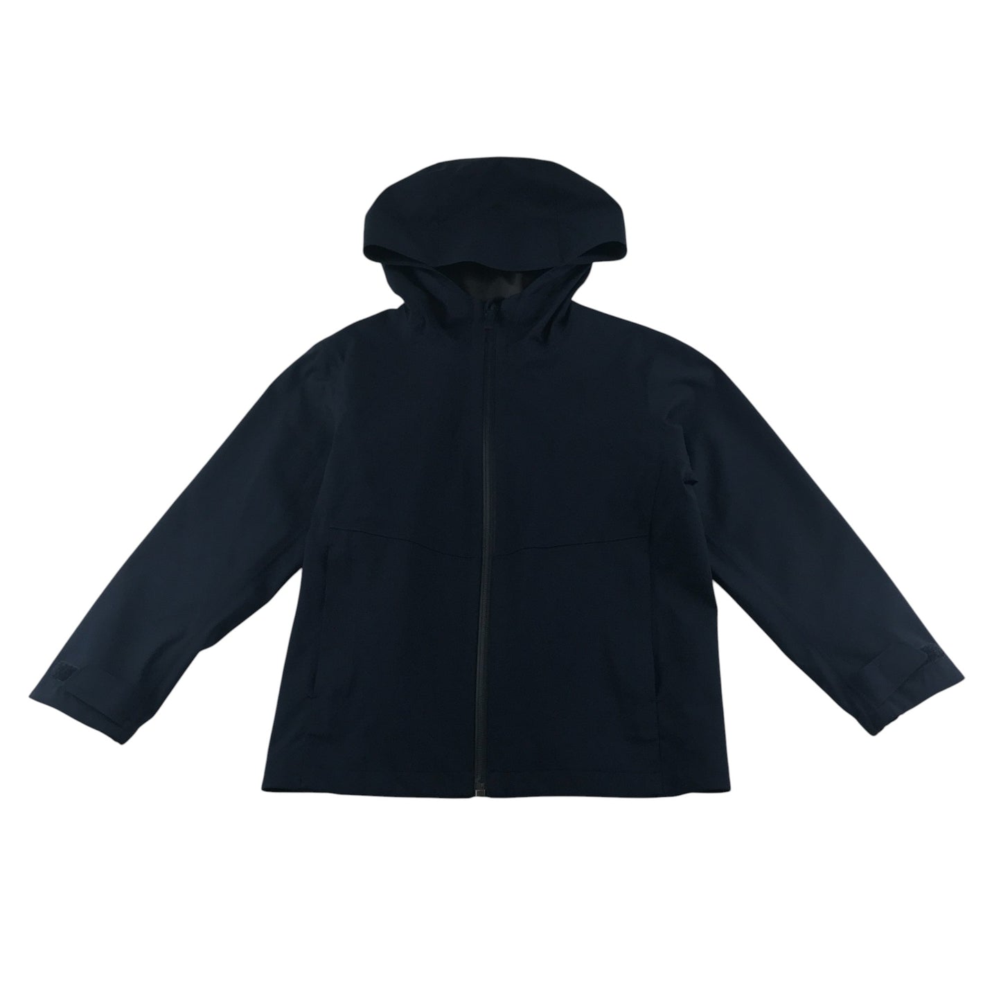 Uniqlo jacket 5-6 years navy water resistant with hood