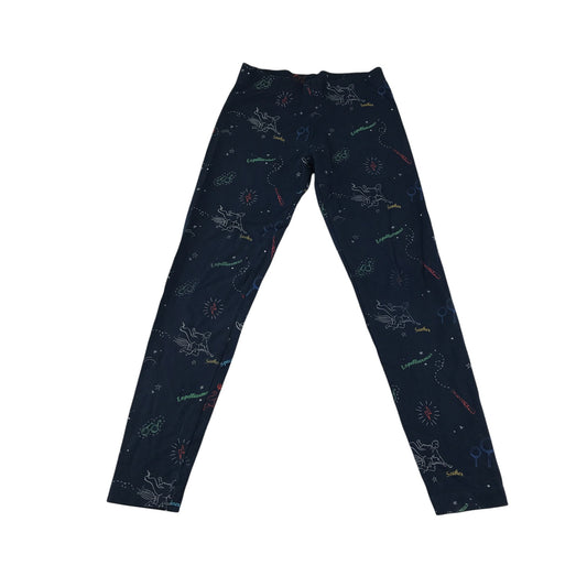 M&S leggings 11-12 years navy Harry Potter graphic design print
