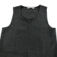 Grey A-line with zipper school pinafore