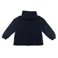 M&S jacket 7-8 years navy button up with hood