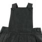 Grey bib style school pinafore