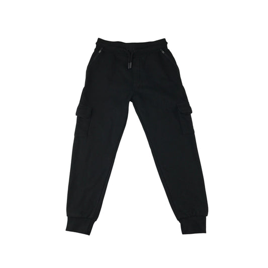 Primark joggers 7-8 years black plain cargo style