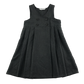 Grey double breasted school pinafore