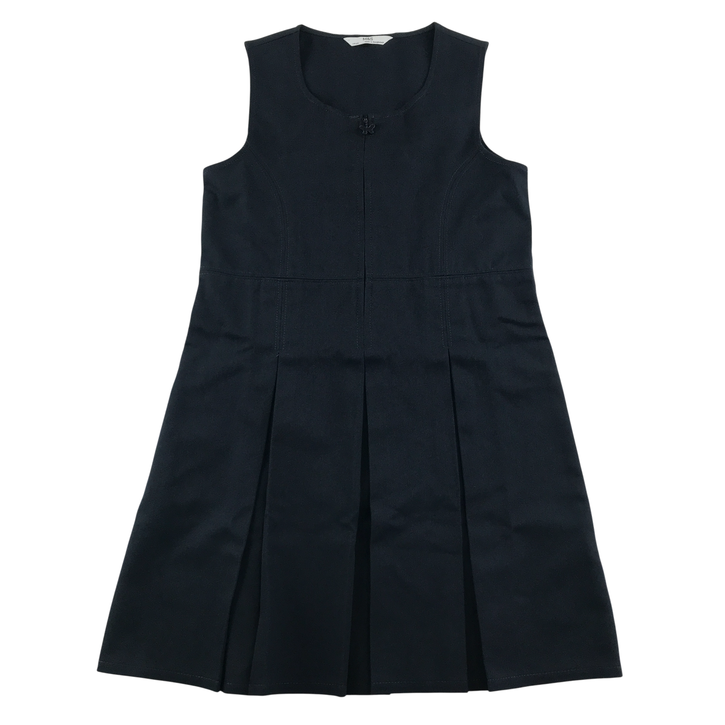 Navy A-line with zipper school pinafore