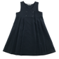 Navy double breasted school pinafore