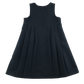 Navy double breasted school pinafore