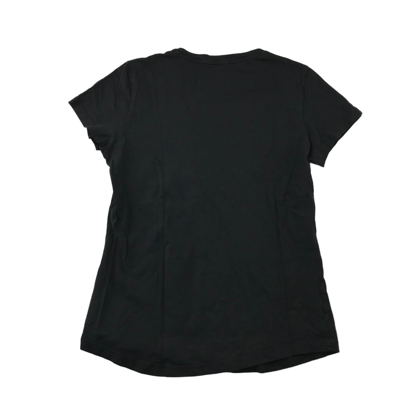 Puma T-Shirt Age 14-15 Black Multicoloured Logo Cotton