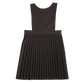 Brown bib style school pinafore