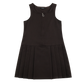Brown A-line with zipper school pinafore