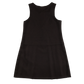 Brown A-line with zipper school pinafore