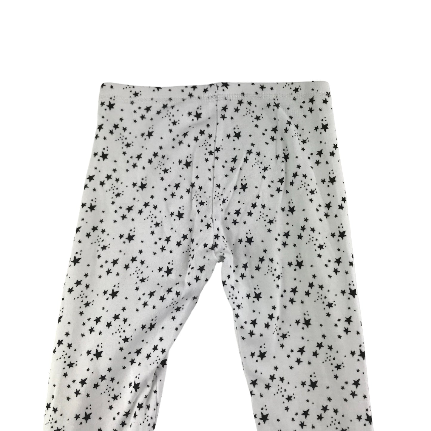 George Pyjama Set Age 5 White Starry Long Sleeve Cotton