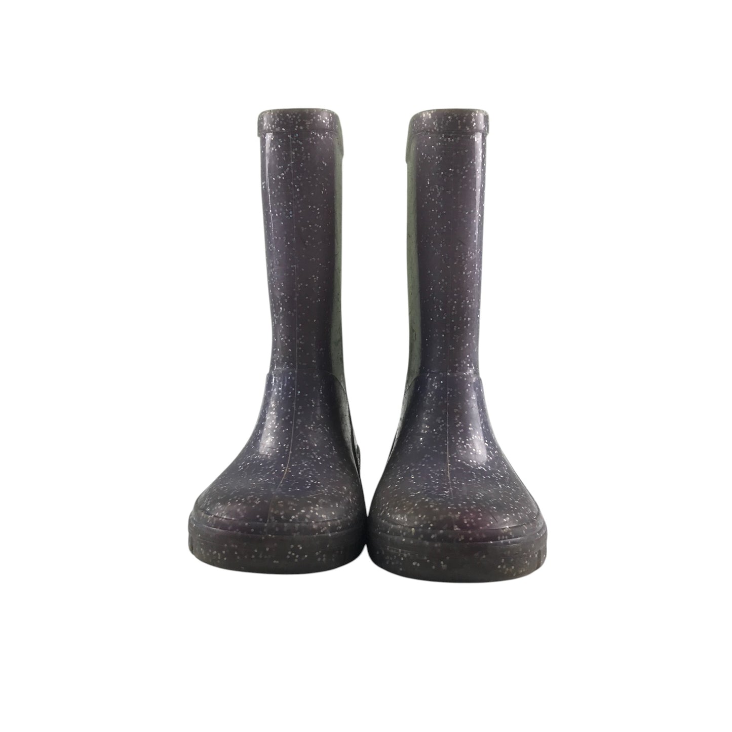 Wellie boots shoe size 9 junior lilac sparkly calf height