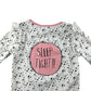 George Pyjama Set Age 5 White Starry Long Sleeve Cotton