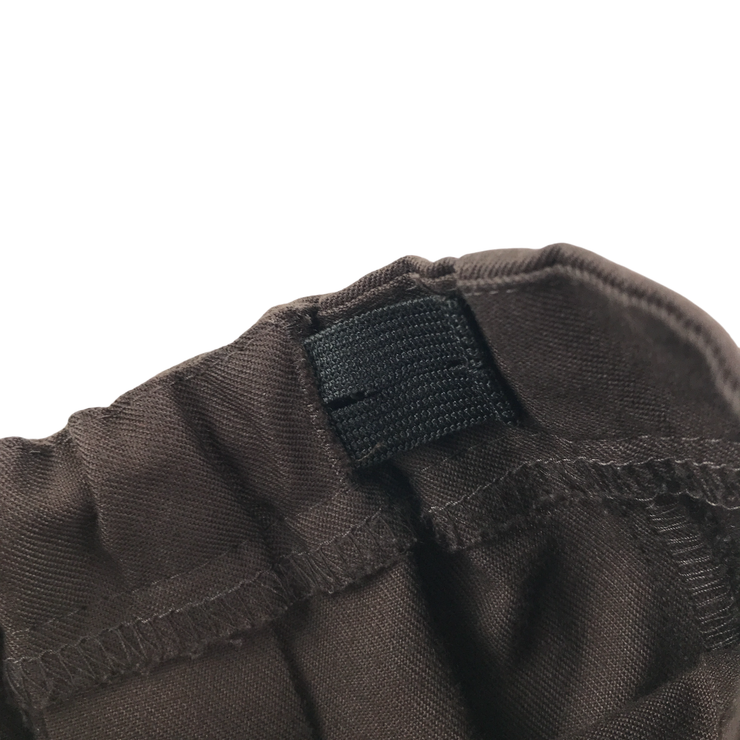 Brown thin waistband pleated school skirt