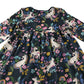 Next dress 5-6 years navy blue floral unicorns long sleeve cotton