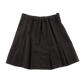 Brown thin waistband pleated school skirt