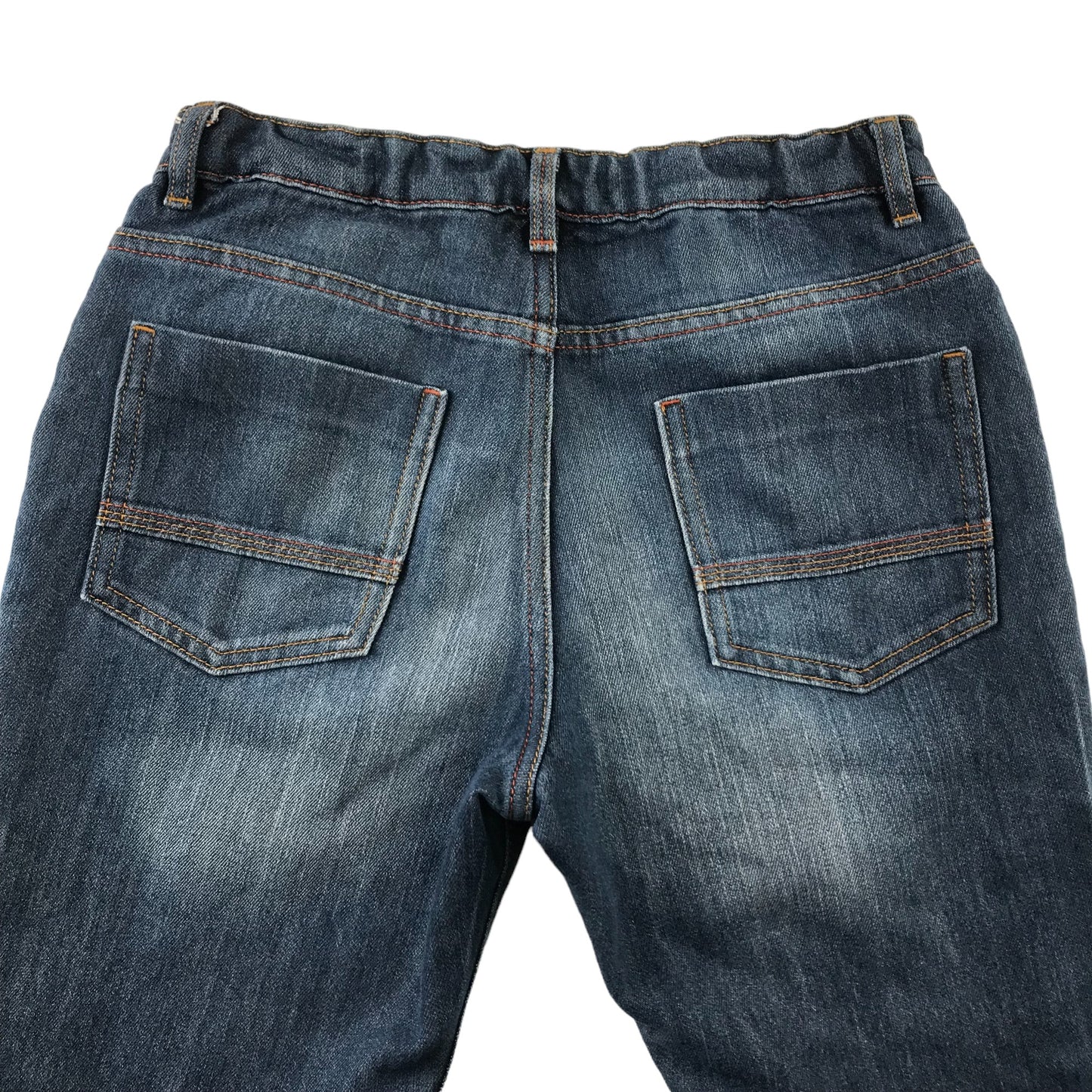 Next Shorts Age 13 Dark Blue Denim Stone Washed