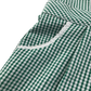 Green gingham with zipper school playsuit