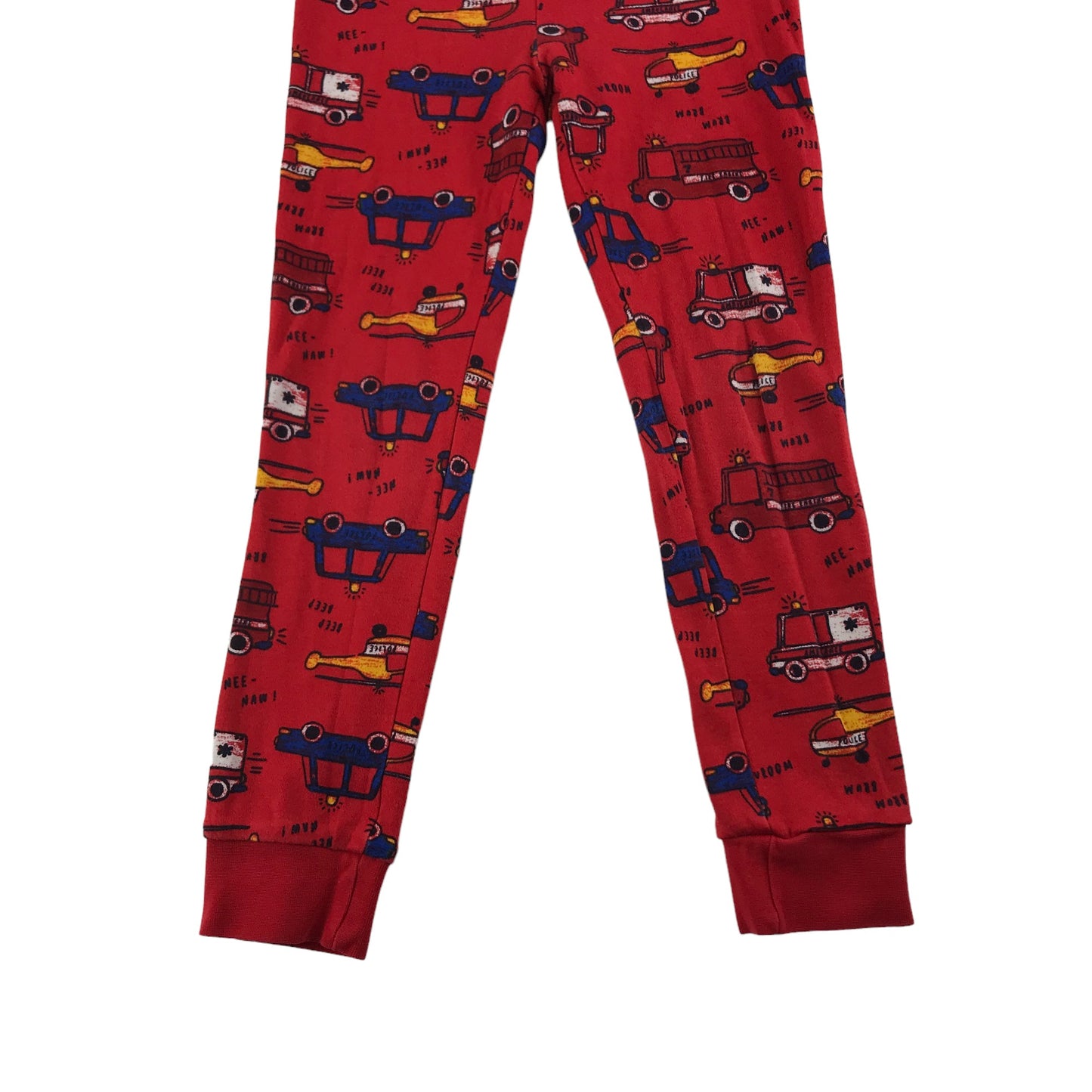 George Pyjama Set Age 5 Red Cars Long Sleeve Cotton