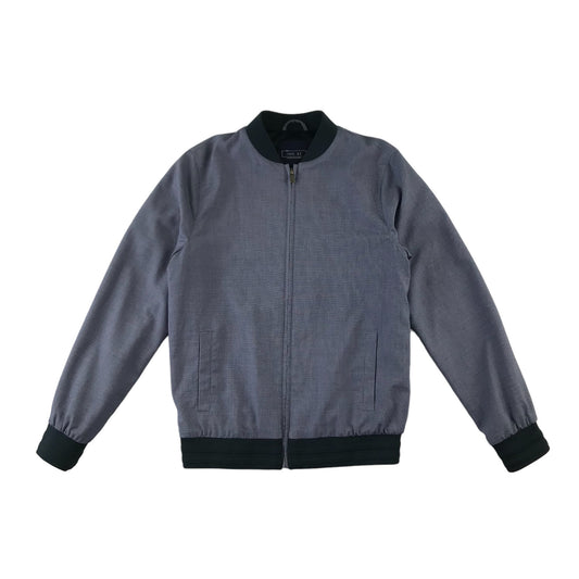 Next  light jacket 11 years blue bomber style smart canvas