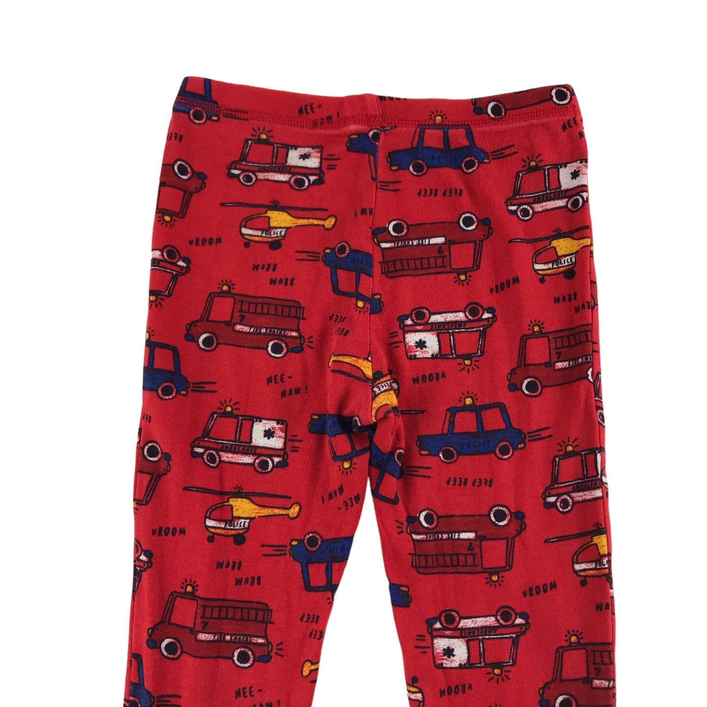 George Pyjama Set Age 5 Red Cars Long Sleeve Cotton