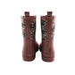 Tu Wellie boots shoe size 2 pink with camo graphic calf height