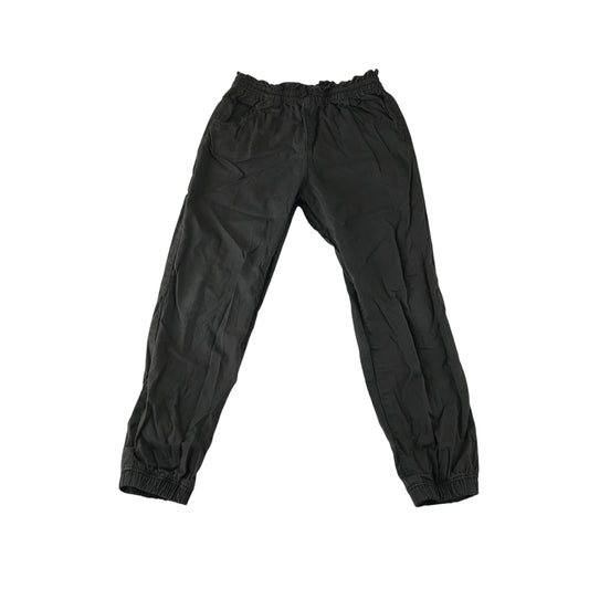 H&M trouser 6-7 years dark grey elasticated waistband cotton