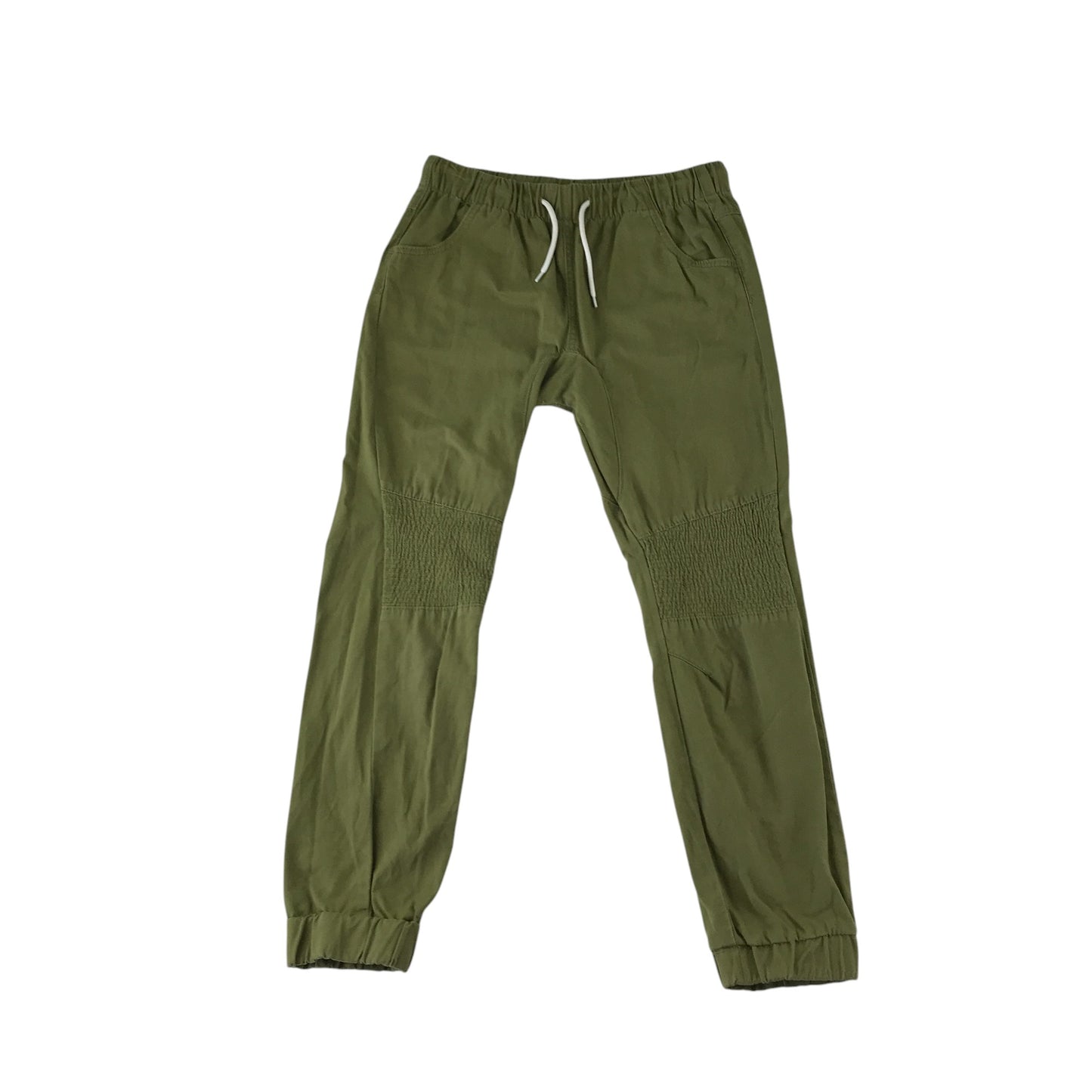 Tilt trouser 11-12 years khaki elasticated waistband cotton