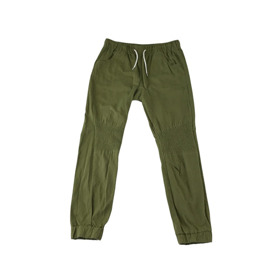 Tilt trouser 11-12 years khaki elasticated waistband cotton