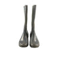 Wellie boots shoe 3 silver glittery calf height