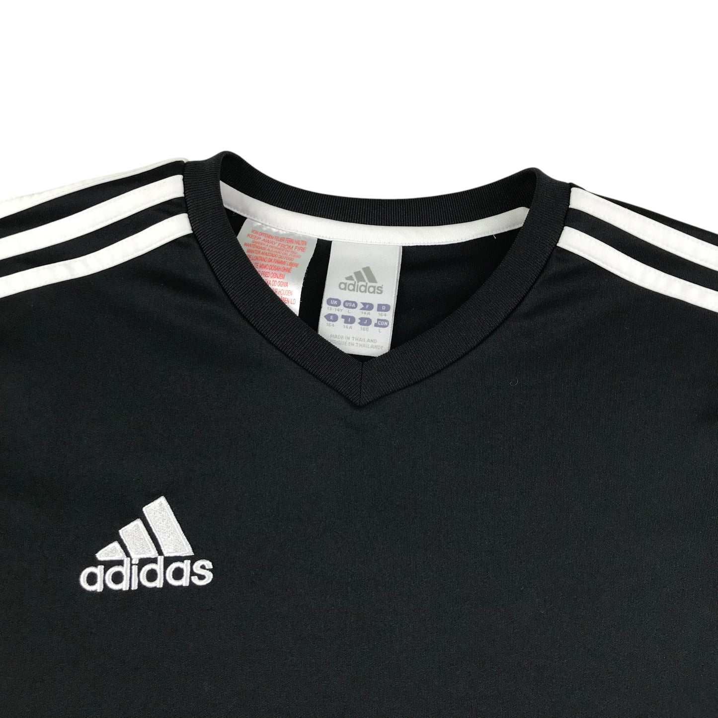 Adidas sport top 13-14 years black short sleeve t-shirt