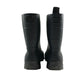 Solognac Wellie boots shoe 7.5 junior plain black calf height