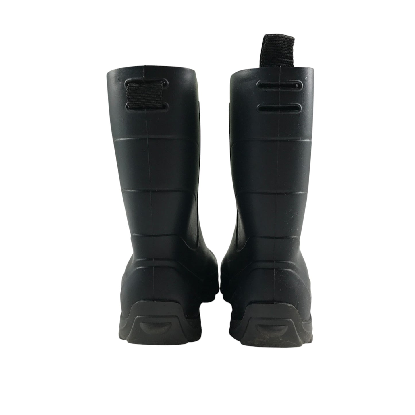 Solognac Wellie boots shoe 7.5 junior plain black calf height