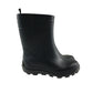 Solognac Wellie boots shoe 7.5 junior plain black calf height