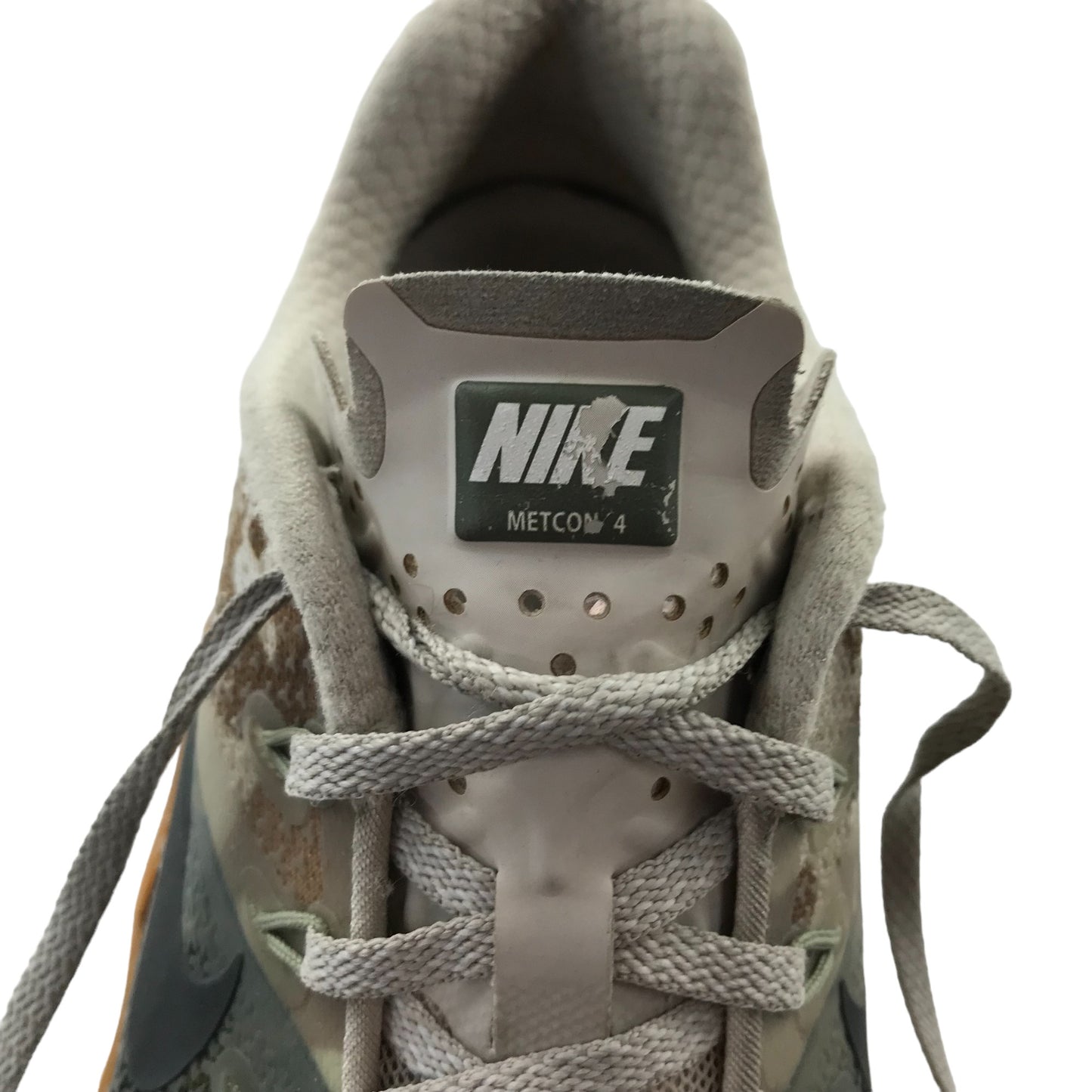 Nike Metcon 4 trainers shoe size UK 6 Khaki camouflage pattern