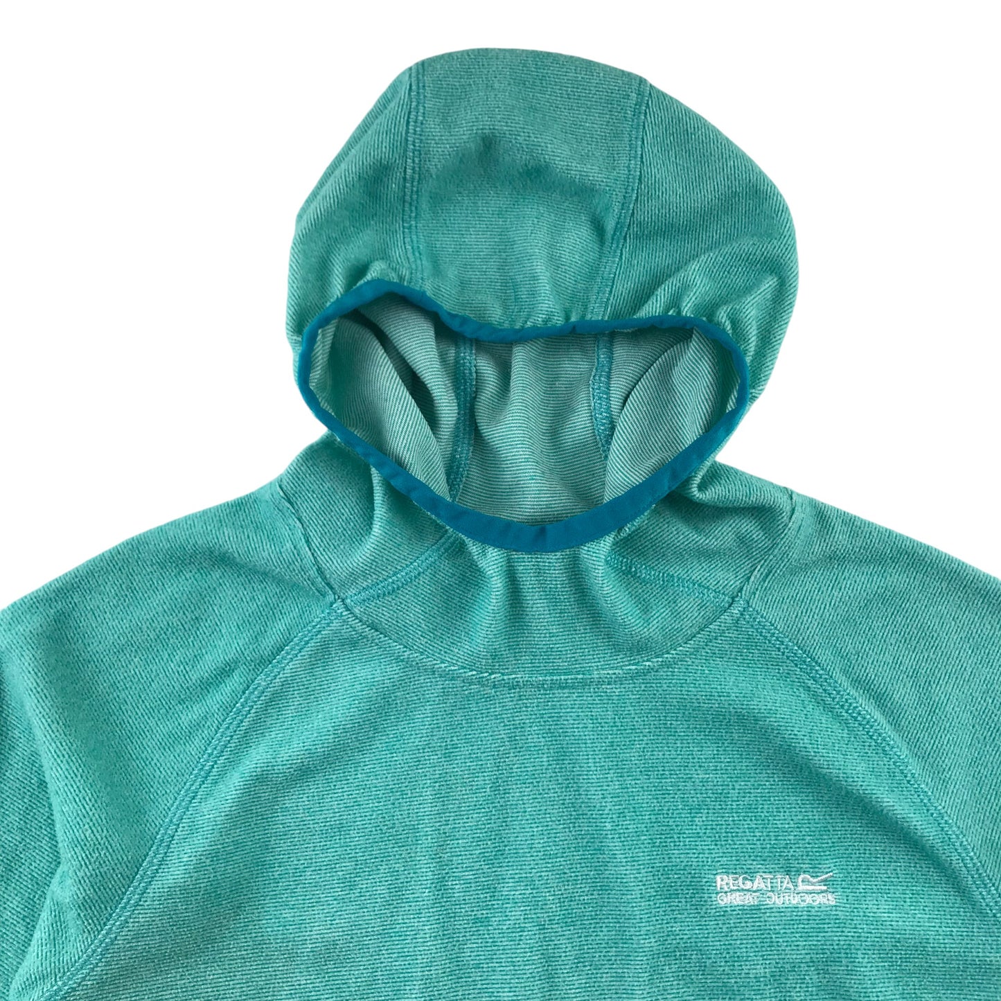 Regatta fleece 11-12 years light blue pullover long sleeve hoodie