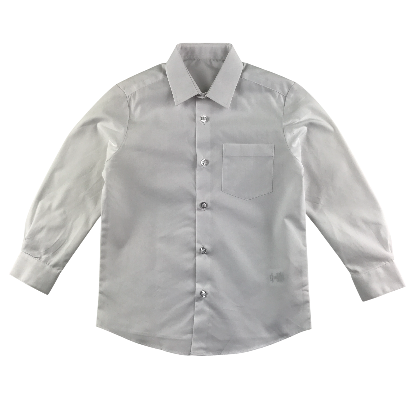 White long sleeve school shirt